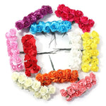 couronnes artificielles roses violet rouge bleu blanc jaunes intérieur décoration mariage anniversaire baby shower