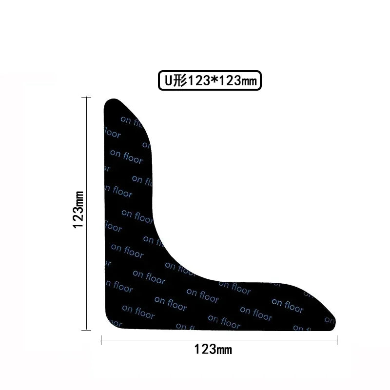 tapis antidérapants moderne pièces adhésifs beiges gris texture douce épais respectueux environnement
