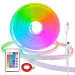 ruban led flexible multicolore moderne télécommande adhésif brillant opaque 108 leds/m