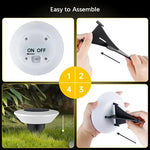 lampe solaire extérieure led étanche ip65 blanc moderne minimaliste fenêtre noire centralisée jardin allée