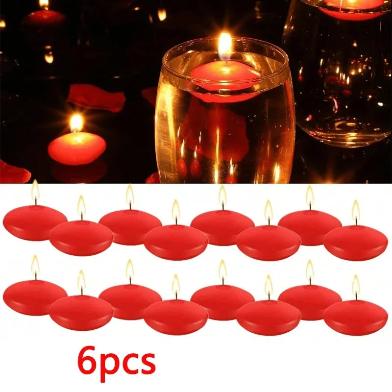 bougies flottantes blanc opaques modernes baignoire décoration st valentin mariage 10 16 pièces