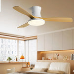 ventilateur moderne 42 52 pouces vitesses télécommande led noir marron doré blanc