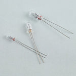 ampoules led transparentes 3mm 4mm 1v 3v 6v 9v 12v 24v classiques sans fixation
