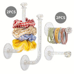 supports muraux accessoires coiffure élastiques bandeaux paillettes effet scintillant shabby chic vintage adhésif fixations