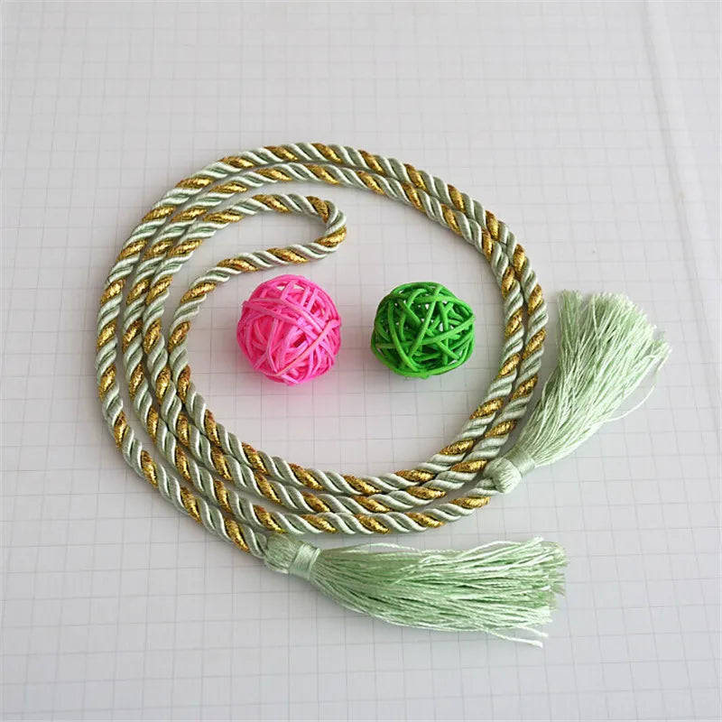 rideaux accessoires cordon pompons fibre naturelle animaux motifs fleurs pastorale