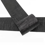 placage bois texturé ondulé noir moderne 250cm long 18cm large décoration meuble guitare