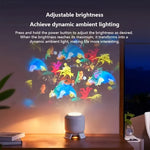projecteur ambiance blanc poissons crabes coraux moderne pied led dynamique nocturne decoration maison