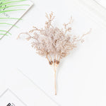guirlande fleurs séchées blanc bleu rose vert décoration noël mariage rustique festiveextérieur