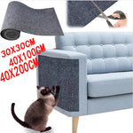 tapis chat adhésif gris moderne tissu anti dérapant protection meuble scratch single layer clothe