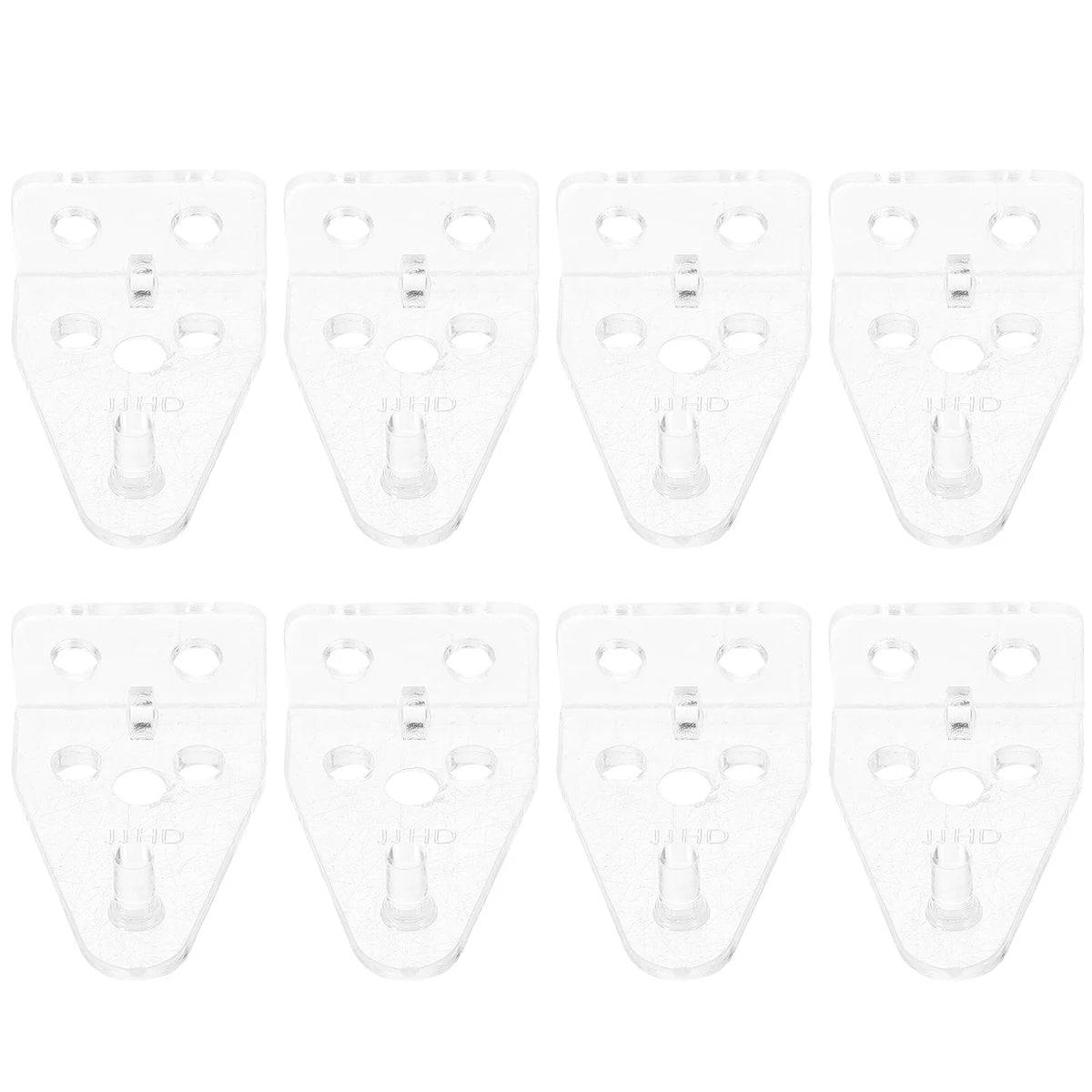 accessoires fenêtres volets clips transparents modernes fixations plats lisses robustes utilisation facile