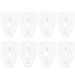 accessoires fenêtres volets clips transparents modernes fixations plats lisses robustes utilisation facile