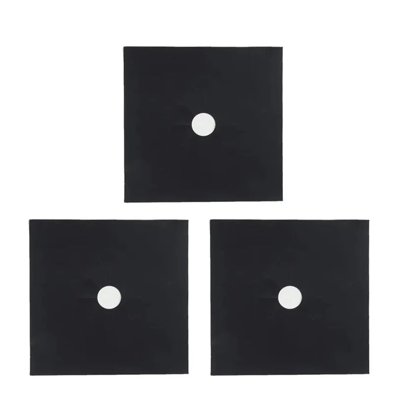 protège plaque cuisinière adhésif gris noir lisse moderne non stick réutilisable eco friendly