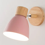 applique murale moderne bois naturel lampe intérieur salon chambre interrupteur câble