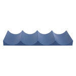 support mural canettes bleu marine rose pâle plissé moderne adhésifversible