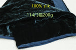 robe velours violet foncé classique biodegradable ceinture ajustable tissu soie