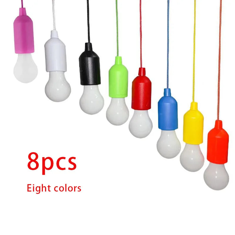 ampoule suspendue led portable camping extérieur violet jaune bleu vert rose rouge moderne minimaliste