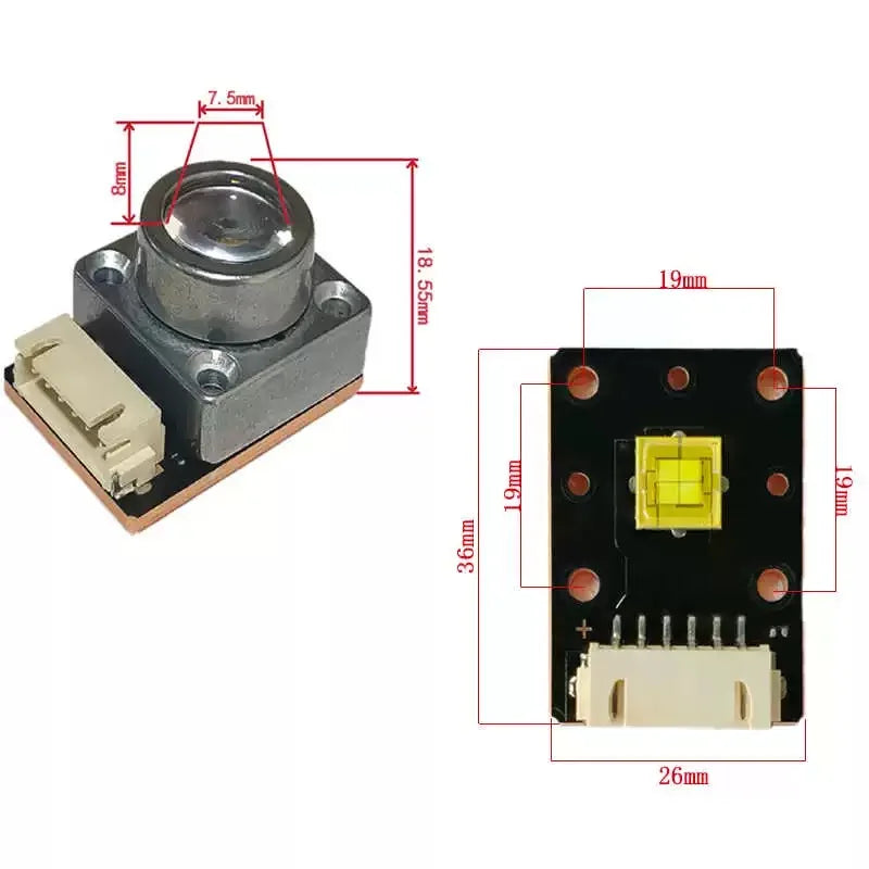 Module LED 80w 180w faisceau spot lumière tête mobile effet scène diy pêche đèn