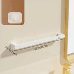 support rangement mural sabots moderne adhésif rose clair beige bleu gris rayures horizontales plastique