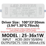 transformateur alimentation led 250ma 300ma 12v 24v 36v isolation stable électronique blanc connecteurs