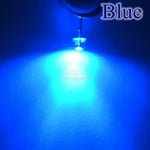 diodes led transparentes couleurs bleu vert rouge blanc chaud jaune violet rose pack 10