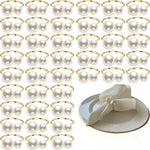 anneaux serviettes or blanc classiques métal décoration table événement mariage noël festive
