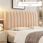 housse tête lit velours solide couleur beige clair moderne usage quatre saisons lavable