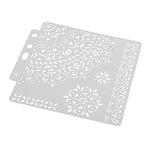 gabarits peinture floral blancs traditionnels délicats bois opaques carton bricolage scrapbooking