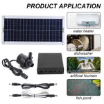 pompe eau solaire panneau noir cellules solaires kit fontaine aquariums bassinsextérieur