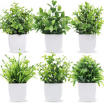 plantes artificielles vertes moderne pot blanc extérieur décoration chambre feuilles régulières exposant