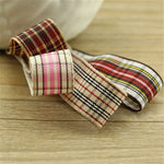 rubans polyester multicolores rayures diagonales traditionnel opaques yards large 16mm