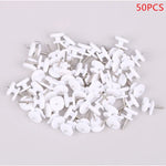clous tapis blancs classiques plastique robustes décoration murale sans perçage