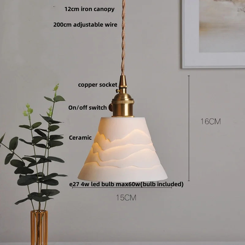 lampe suspendue led blanc doré noyer perforations vintage rustique ampoule e27