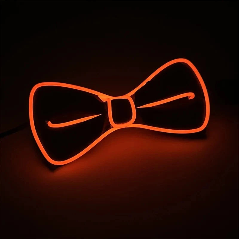 écharpe lumineuse zigzag noir orange moderne mariage anniversaire noël enfants valentin