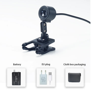 microphone portable noir clips câble moderne lisse rond opacité