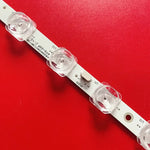 bande led transparente moderne 21 leds 812mm blanc connecteurs 6v