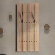 Porte-manteau mural en bois massif avec crochets multiples pour entrée et salon - Organisation optimale