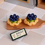 miniatures desserts variés transparents blanc rouge noir vert bleu marron réaliste decoration cuisine diy