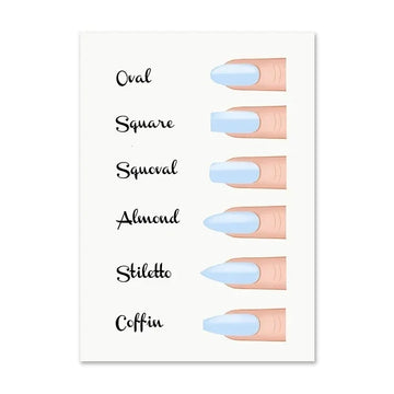 affiche encadrée salon manucure décoration murale ongles maquillage moderne minimaliste rose