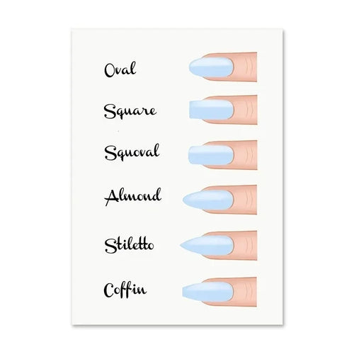 affiche encadrée salon manucure décoration murale ongles maquillage moderne minimaliste rose