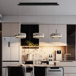suspension lumineuse moderne transparente reliefs câbles suspendus 90 260V flux lumineux 249 2000
