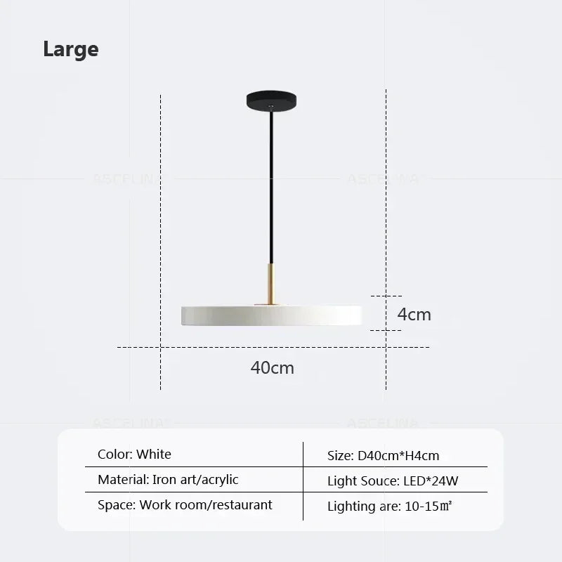 suspension lumineuse ronde opaque moderne noir câble électrique lumineuse salle manger facile