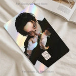autocollant decoratif carte visite multicolore effet holographique image personnage accessoire moderne populaire pvc 85.6x53.98mm