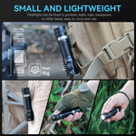 torche rechargeable led 1800lm vert noir ipx8 217mètres turbo mode