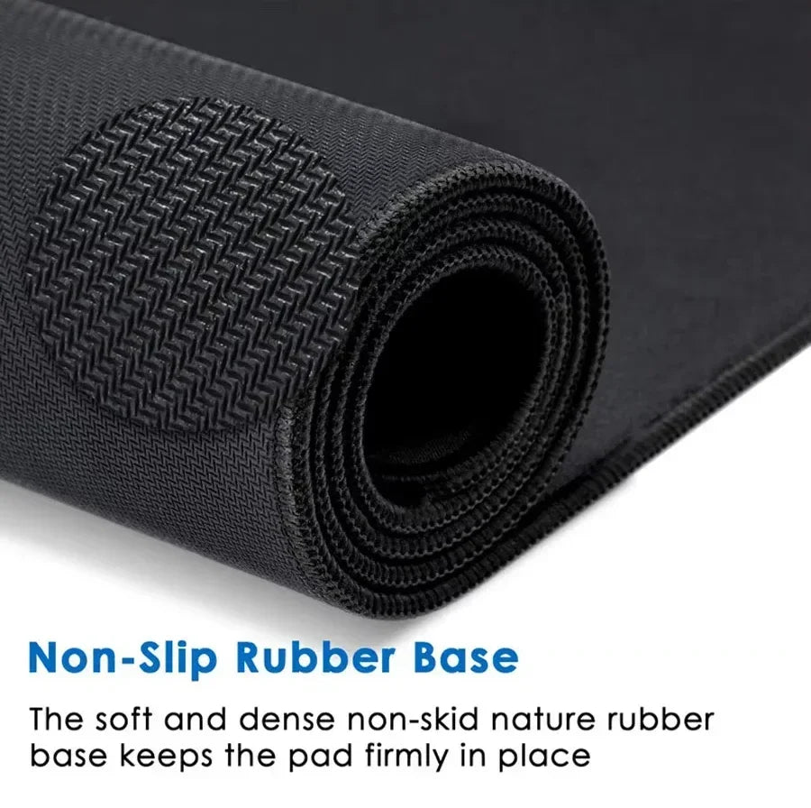 tapis souris waterproof moderne blanc rose bleu noir coeurs points
