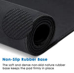 tapis souris waterproof moderne blanc rose bleu noir coeurs points