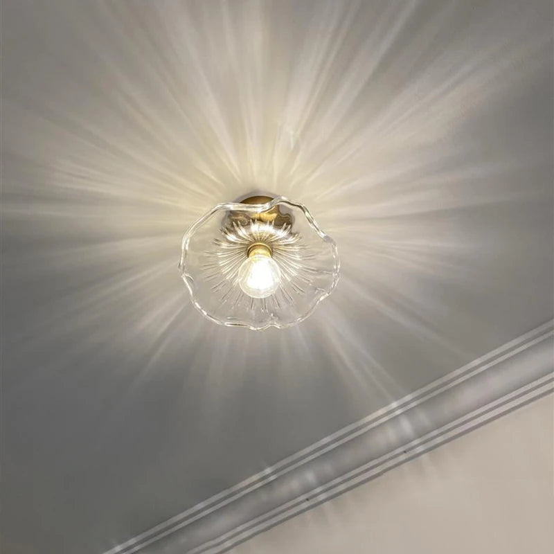 applique murale or transparent moderne ampoule led inclusion vis fixations