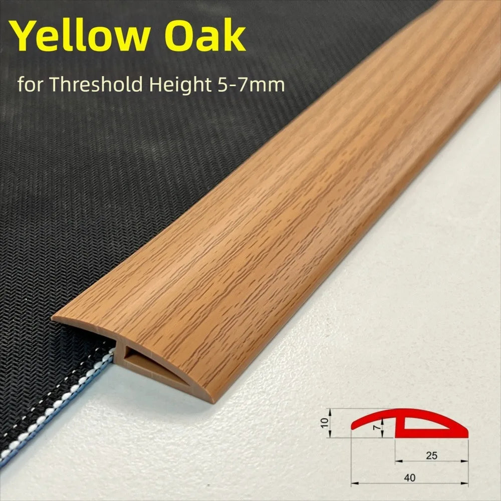 joint seuil pvc marron texture bois naturelle adhésif moderne protection rouge 10mm 40mm 7mm