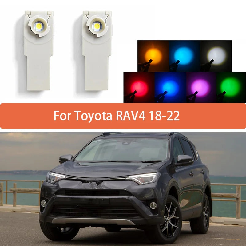paire ampoules led blanches éclairage intérieur voiture connecteur câble toyota