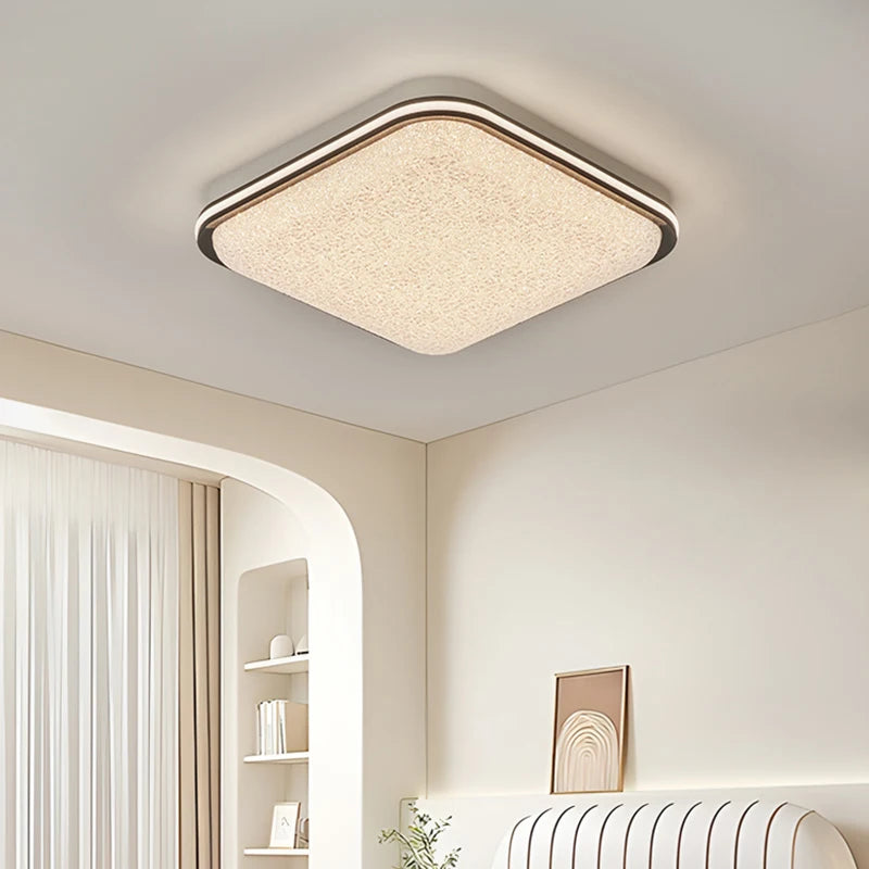 lampe moderne blanc beige texture granulée éclairage quotidien led