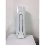 distributeur savon main blanc moderne adhésif minimaliste liquide salle bain poignée déclenchement